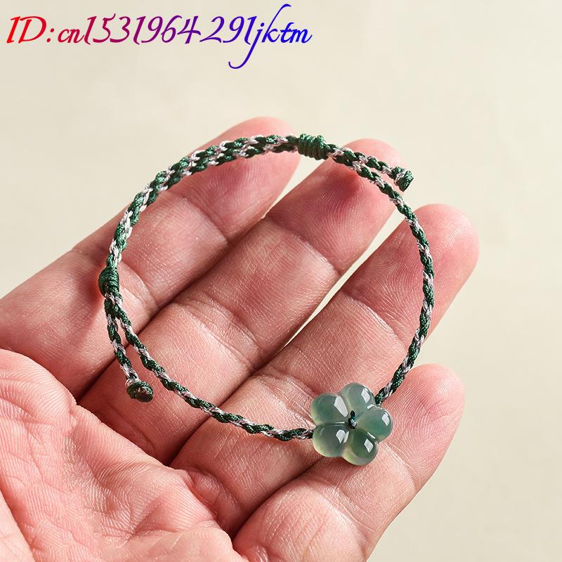 Burmese Jadeite Flower Bracele – Accessories Woman recenzja i cena
