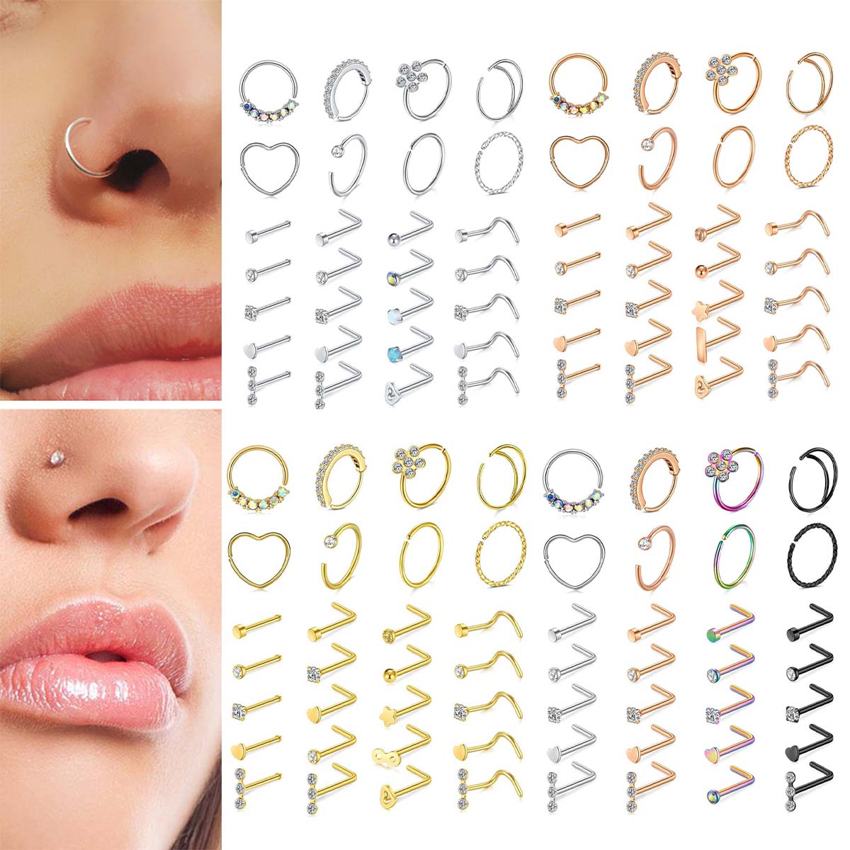 28Pcs/Set 20g Stainless Steel  – Women Accessories Trending recenzja i cena