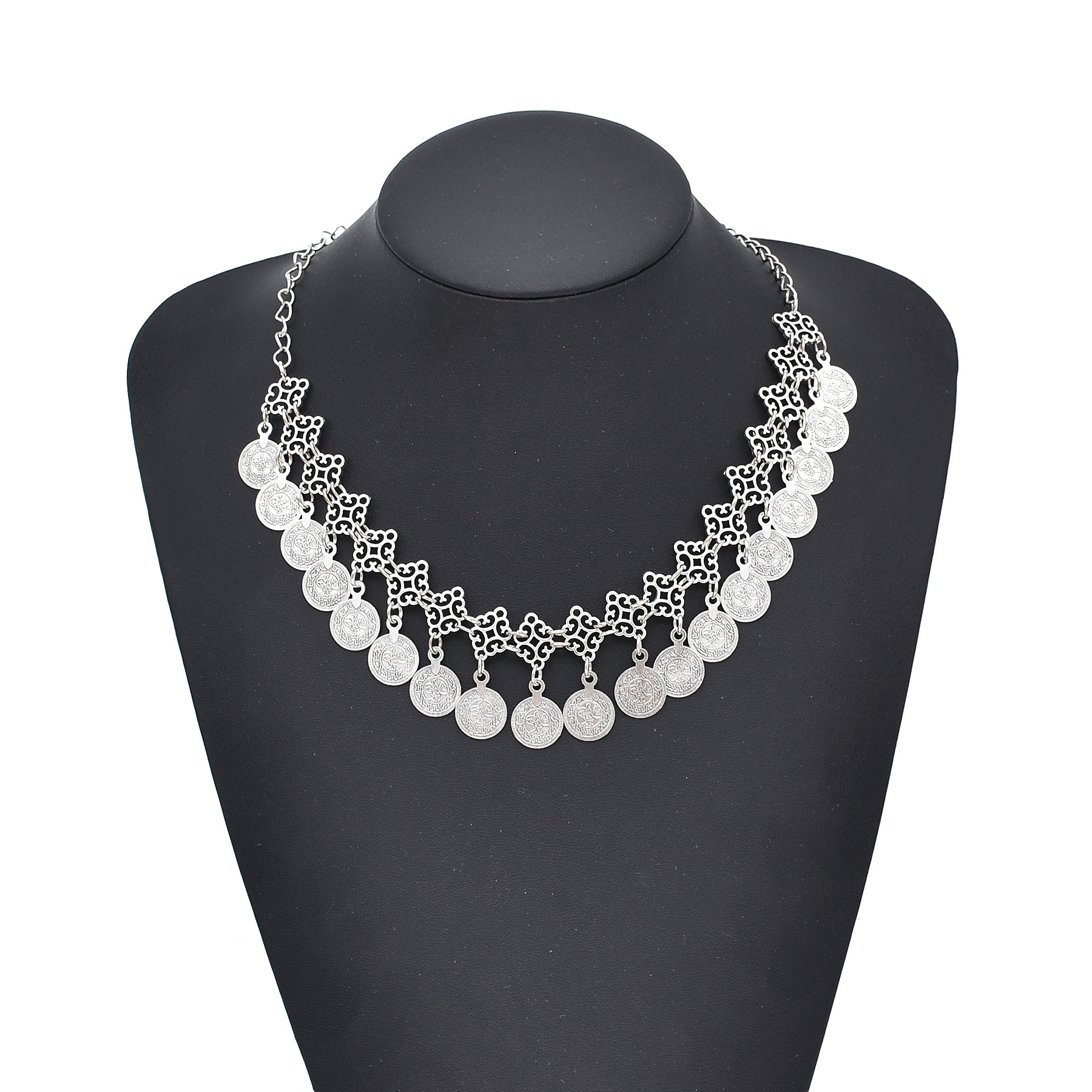 Vintage Coins Pendant Necklace – Women Accessories Pakistan recenzja i cena