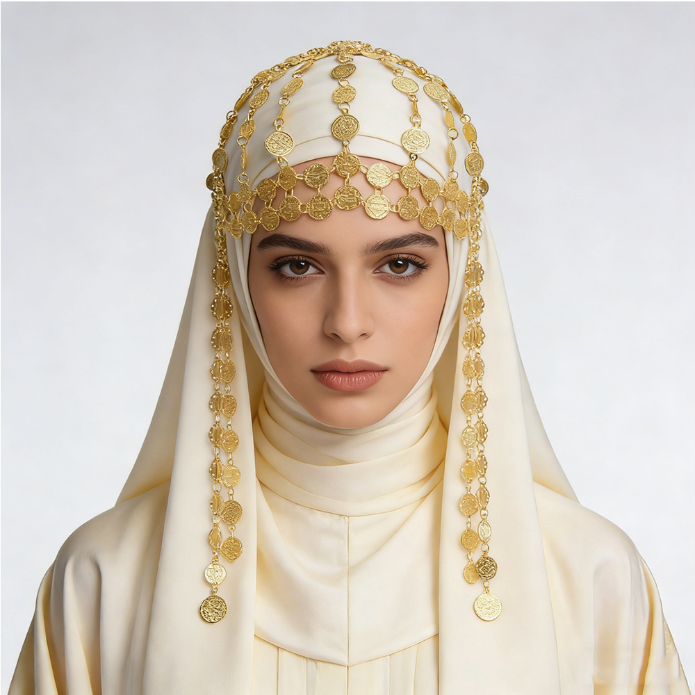 Gold Plated Alloy Coin Beauty  – Women Accessories Pakistan recenzja i cena