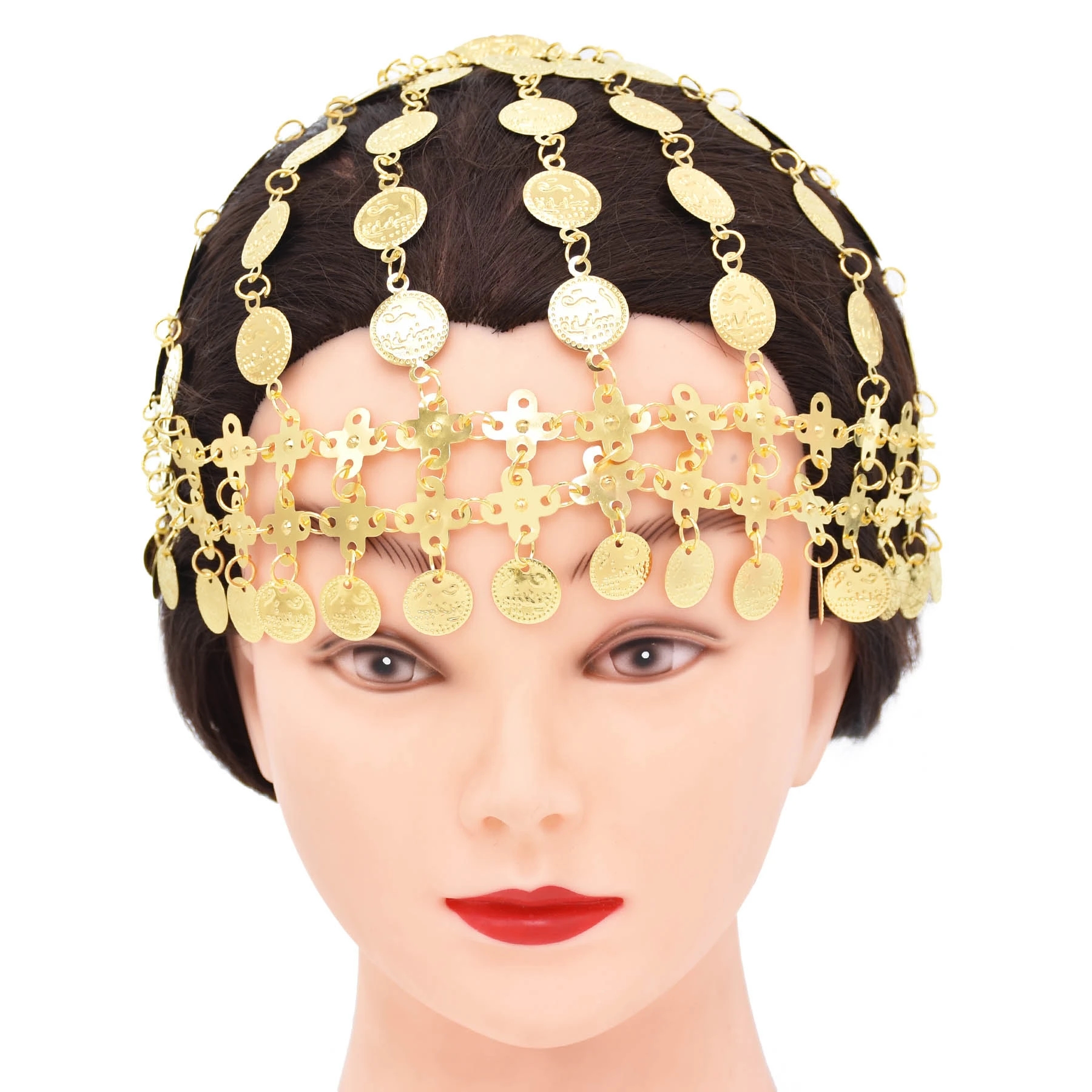 Gold Plated Alloy Coin Beauty  – Women Accessories Pakistan recenzja i cena