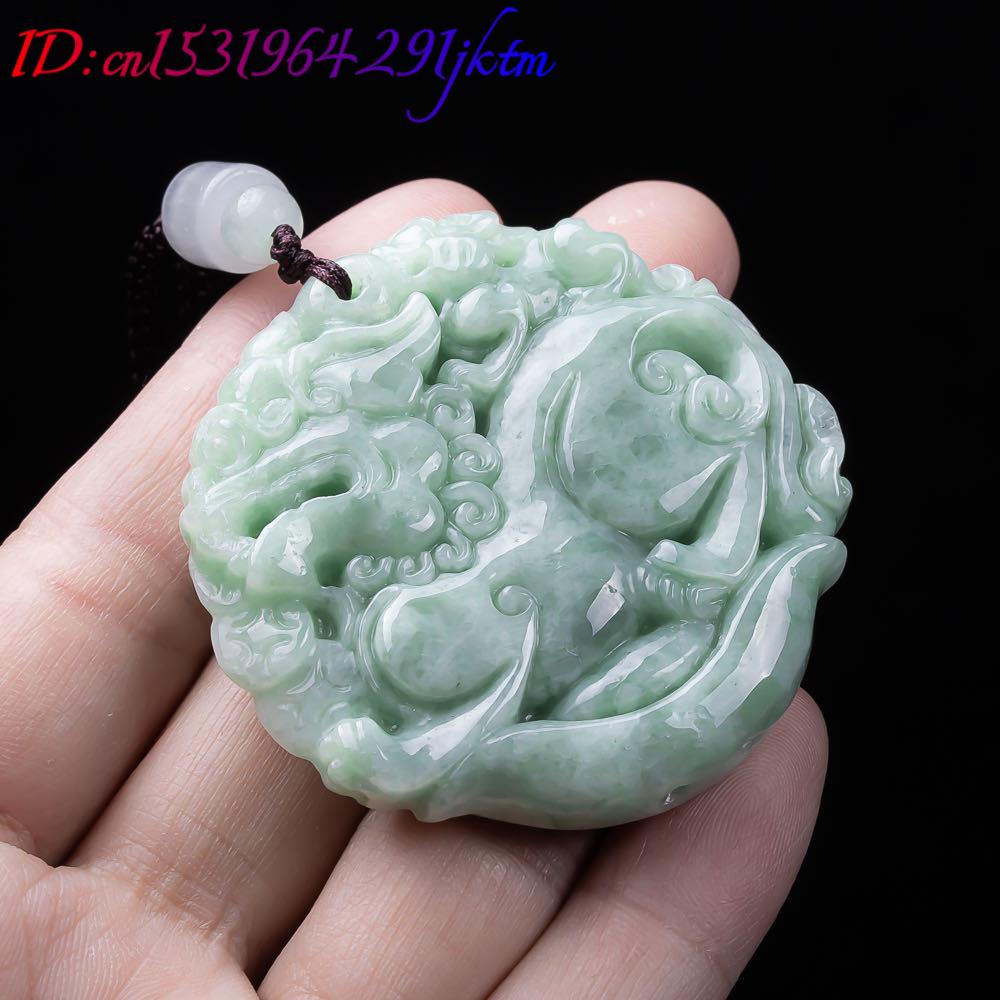 Natural Myanmar Jadeite Pixiu  – Accessories Woman recenzja i cena