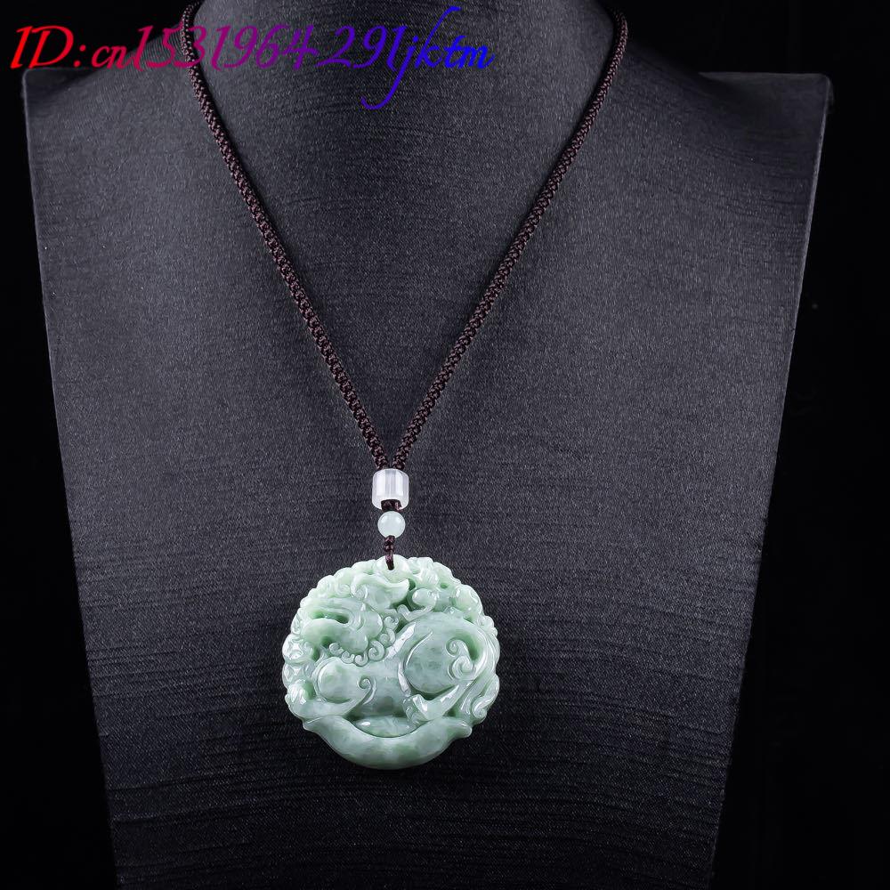 Natural Myanmar Jadeite Pixiu  – Accessories Woman recenzja i cena